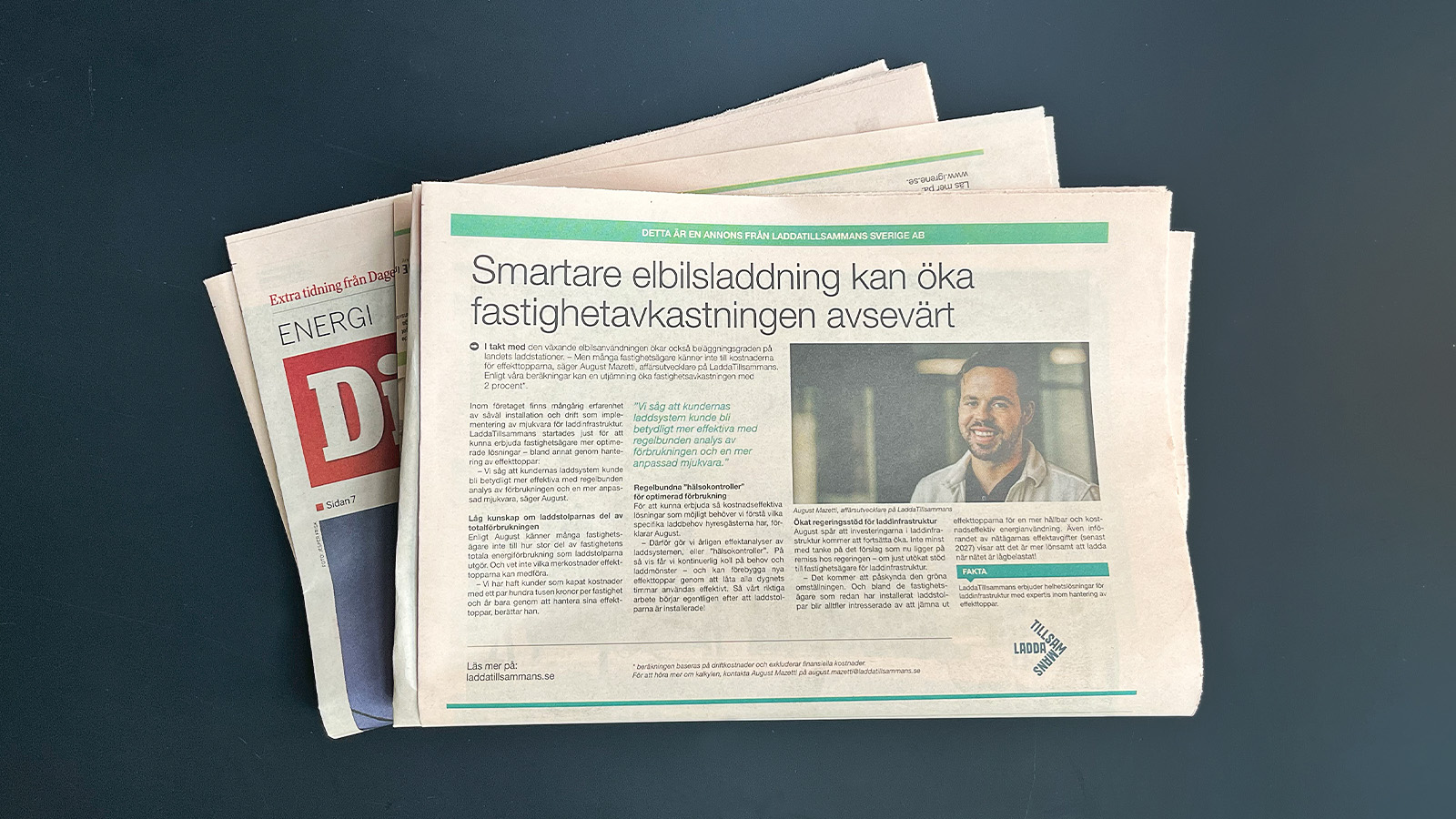 Artikel i DI: Smarta laddlösningar lyfter fastigheters värde