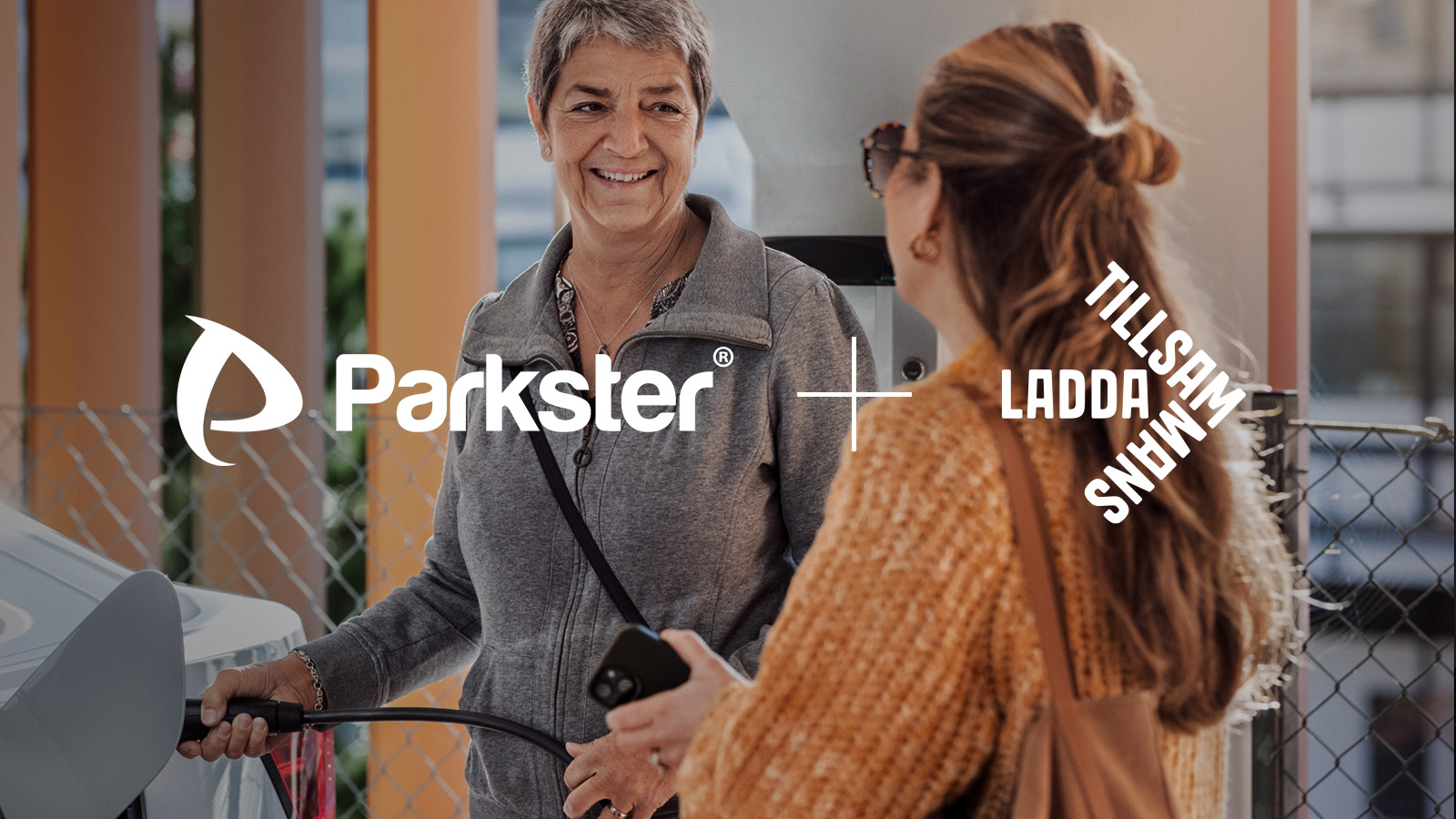 LaddaTillsammans och Parkster i samarbete – smidig laddning och parkering i samma app
