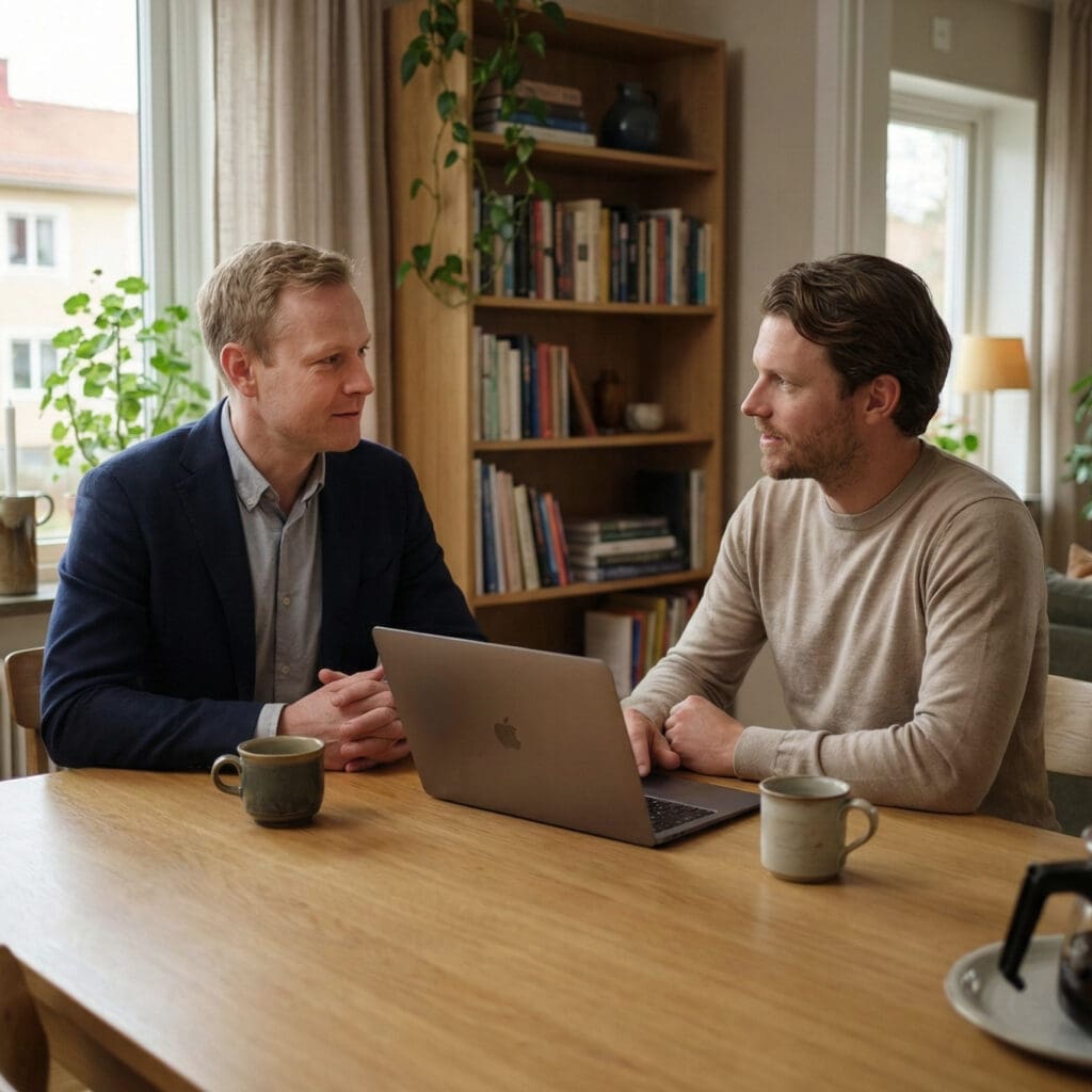 Styrelsen i en bostadsrättsförening pratar om elbilsladdning