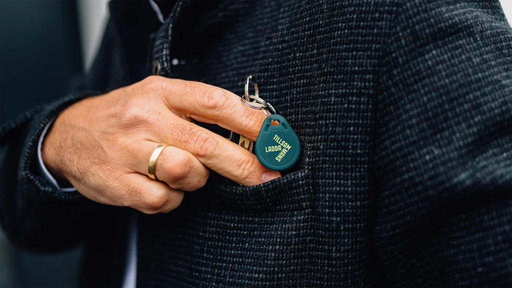 RFID-tag för elbilsladdning i brf, samfällihghet eller fastighet