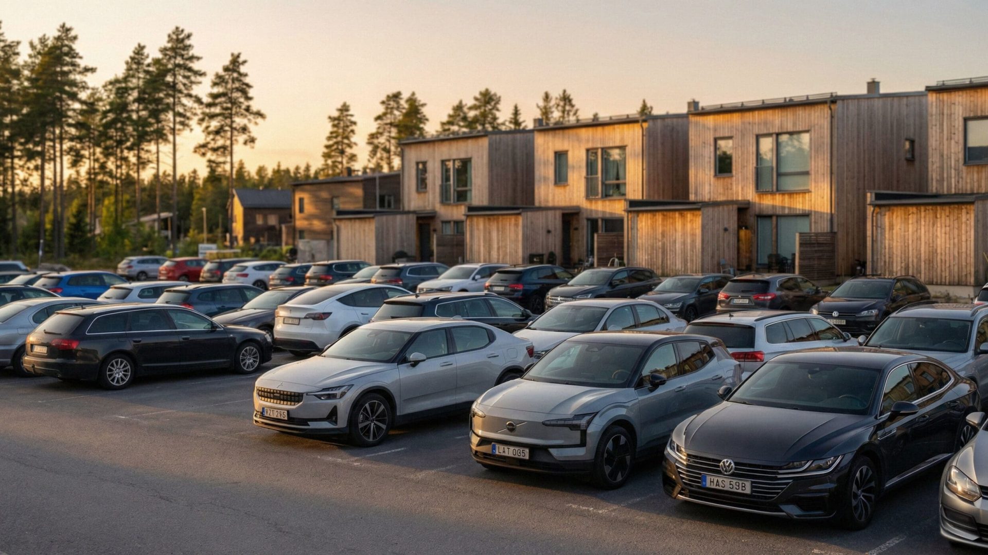 Elbilsstatistik: en stor parkering i en förening